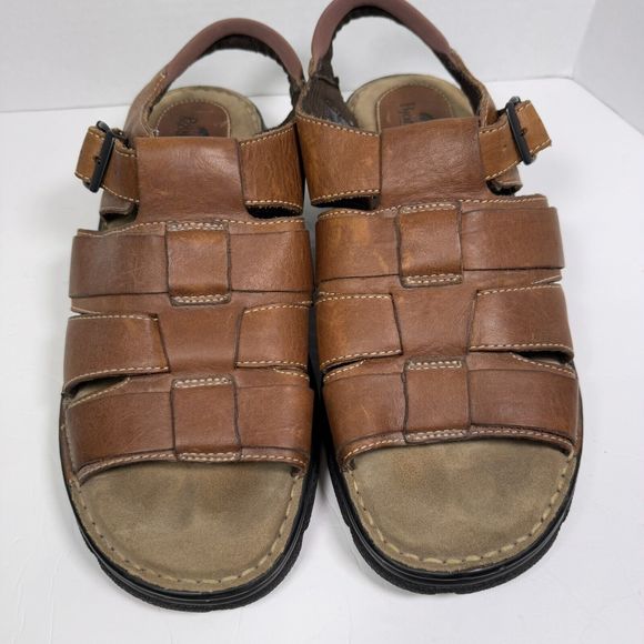 BJORNDAL MEN'S SANDALS HIKING WALKING SIZE
LEATHER UPPER FISHERMAN SIZE 12M - Picture 1 of 7